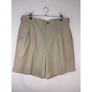 Men's Tommy Hilfiger Golf shorts, Beige, size 38 100% Polyester, pockets Y2K